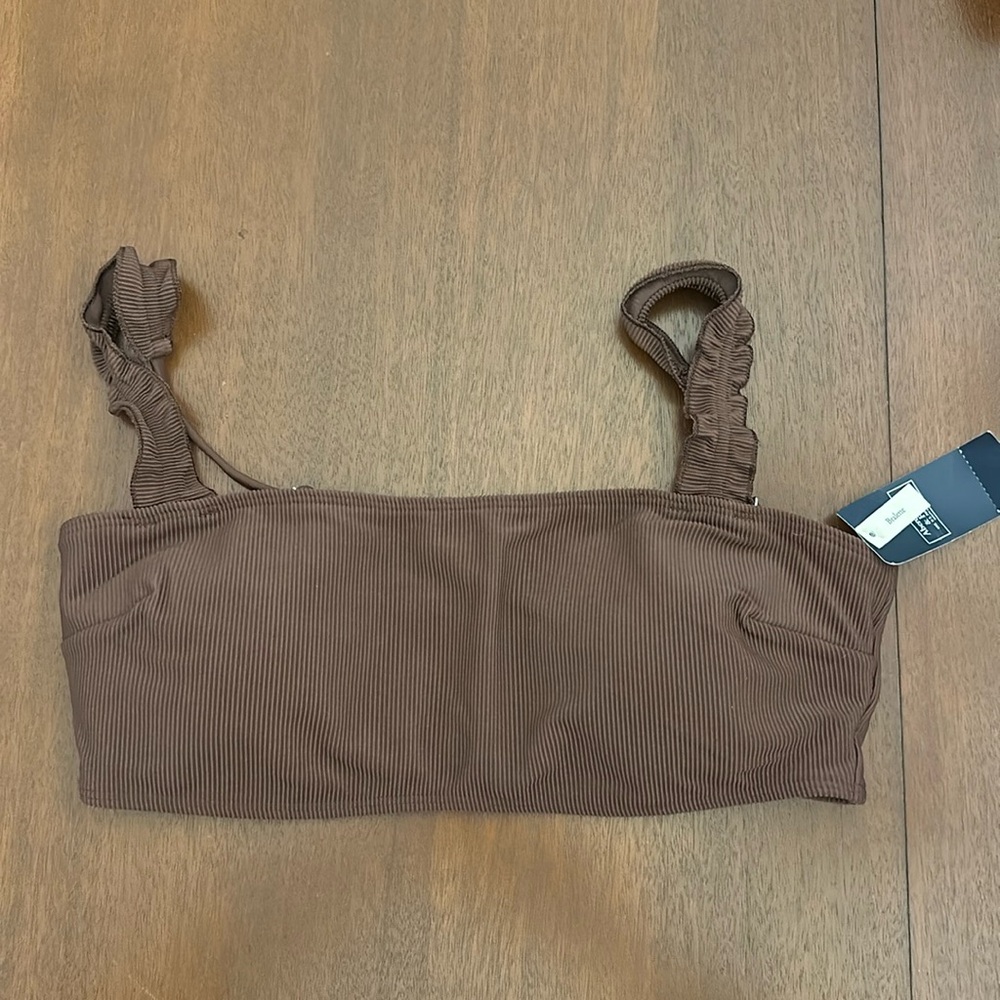 Abercrombie & Fitch brown bralette, size M